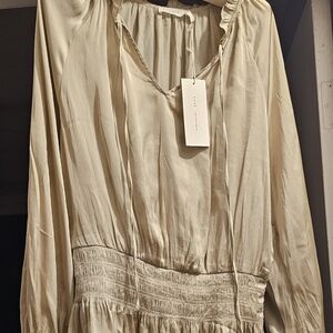 LUSH  Cream Long-Sleeve Shirt